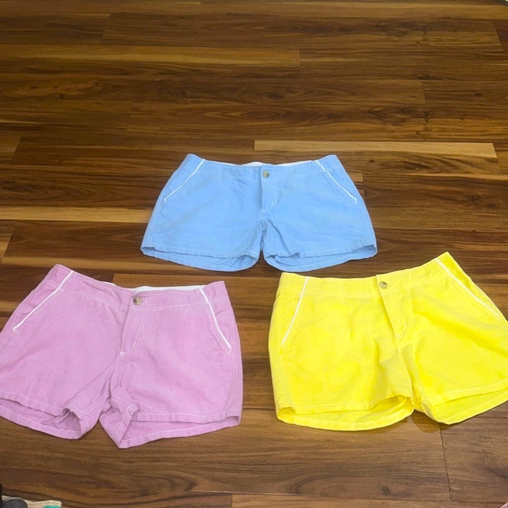 Columbia Women's Blue, Purple, and Yellow Shorts (3 for 1 price)